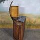 Small corner cabinet with marble, corner sideboard.