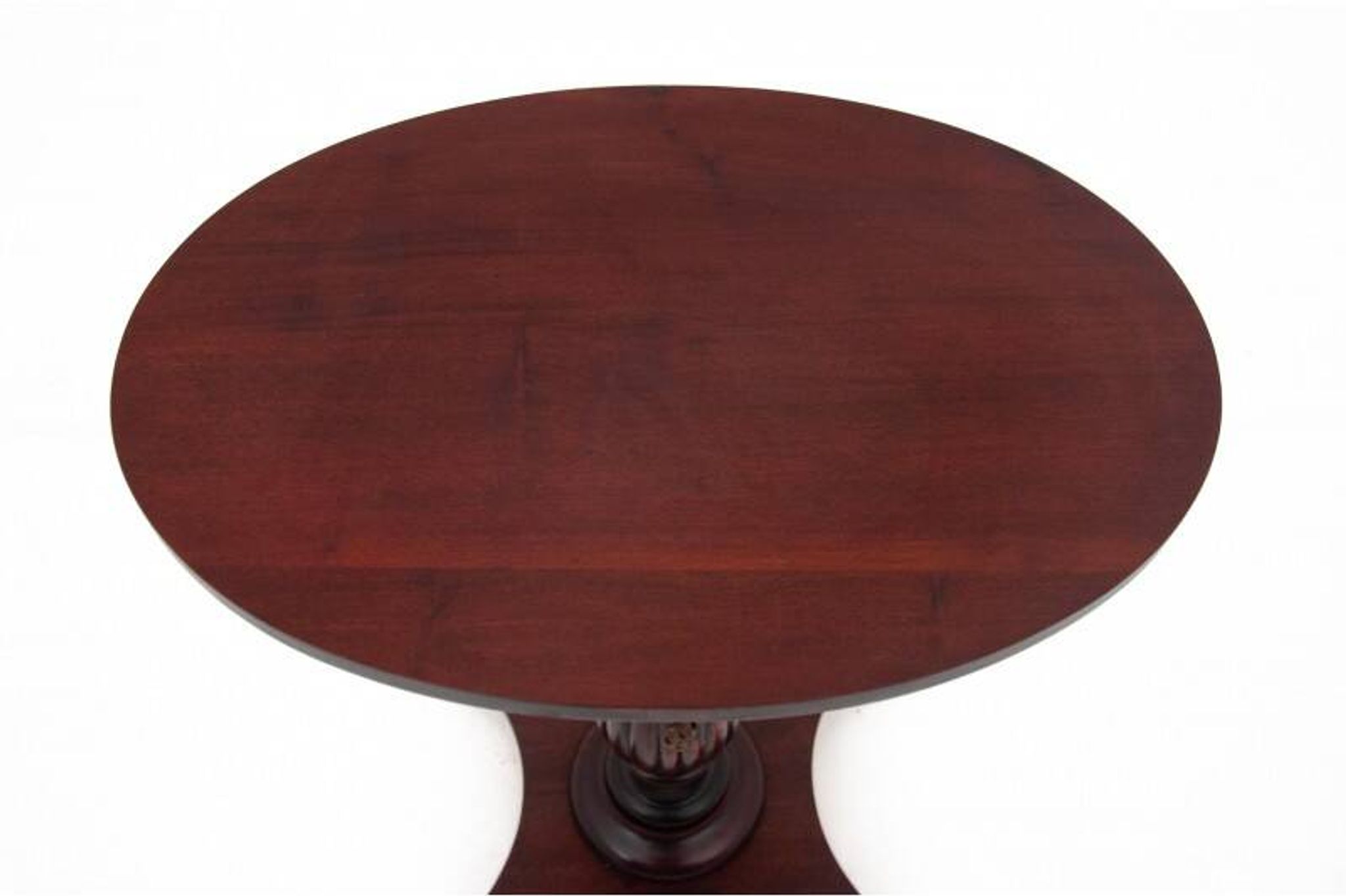 Table à fils ancienne, Europe du Nord, vers 1860. Après rénovation.