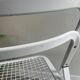 Vintage white folding chair Cidue