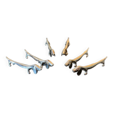 6 doors covered quality metal knife