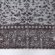 4x7 Turkish Floral Gray & Black Vintage Rug, 124x208Cm