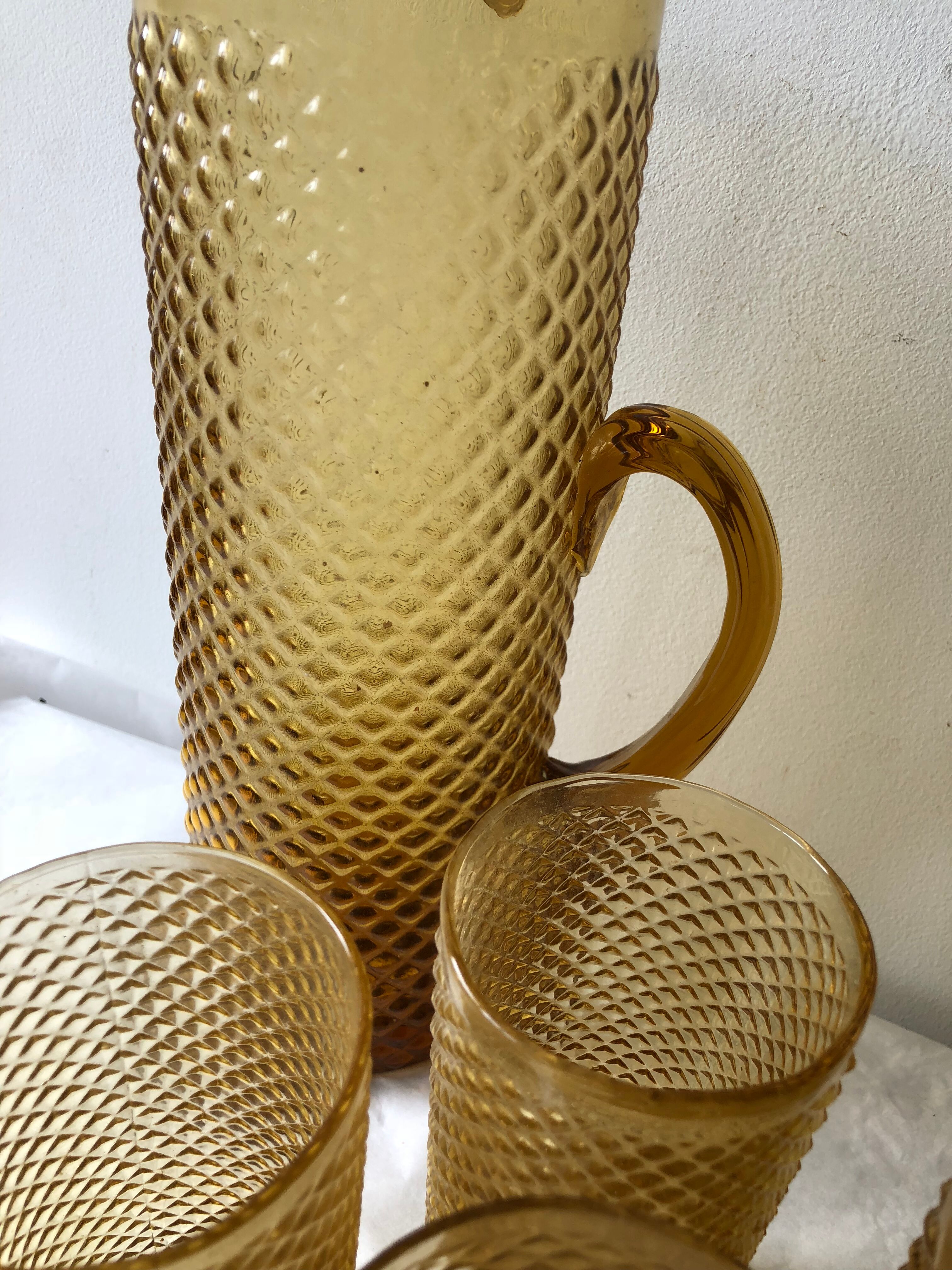 Orangeade in glass service