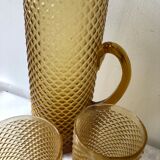 Orangeade in glass service