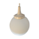 Frosted Glass Lamp Hanging Lamp from Limburg, 1970s
