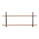 Etagère vintage en bois et métal, 1960