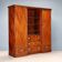 Antique mahogany and brass wardrobe, United Kingdom, 20th century