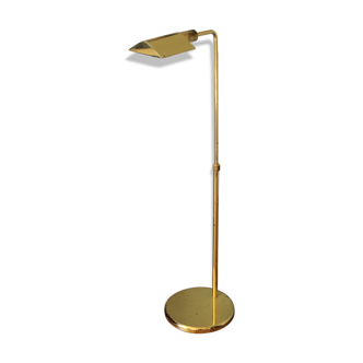 Floor lamp light 70s brass