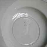 Set of 7 Salins soup plates with serrated edges with flowers 1950