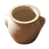 Small Grey glazed Sandstone Pot two handles
