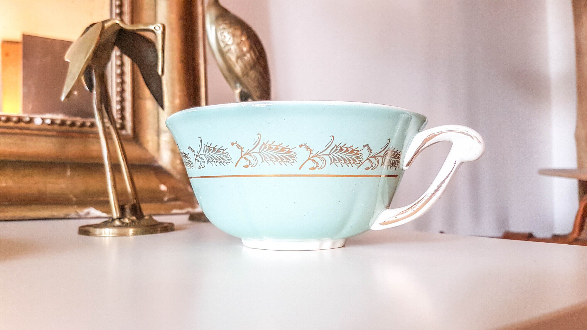 Tea service semi-porcelain céranord St Amand
