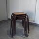 4 tabourets Mullca indus, atelier, école époque vintage