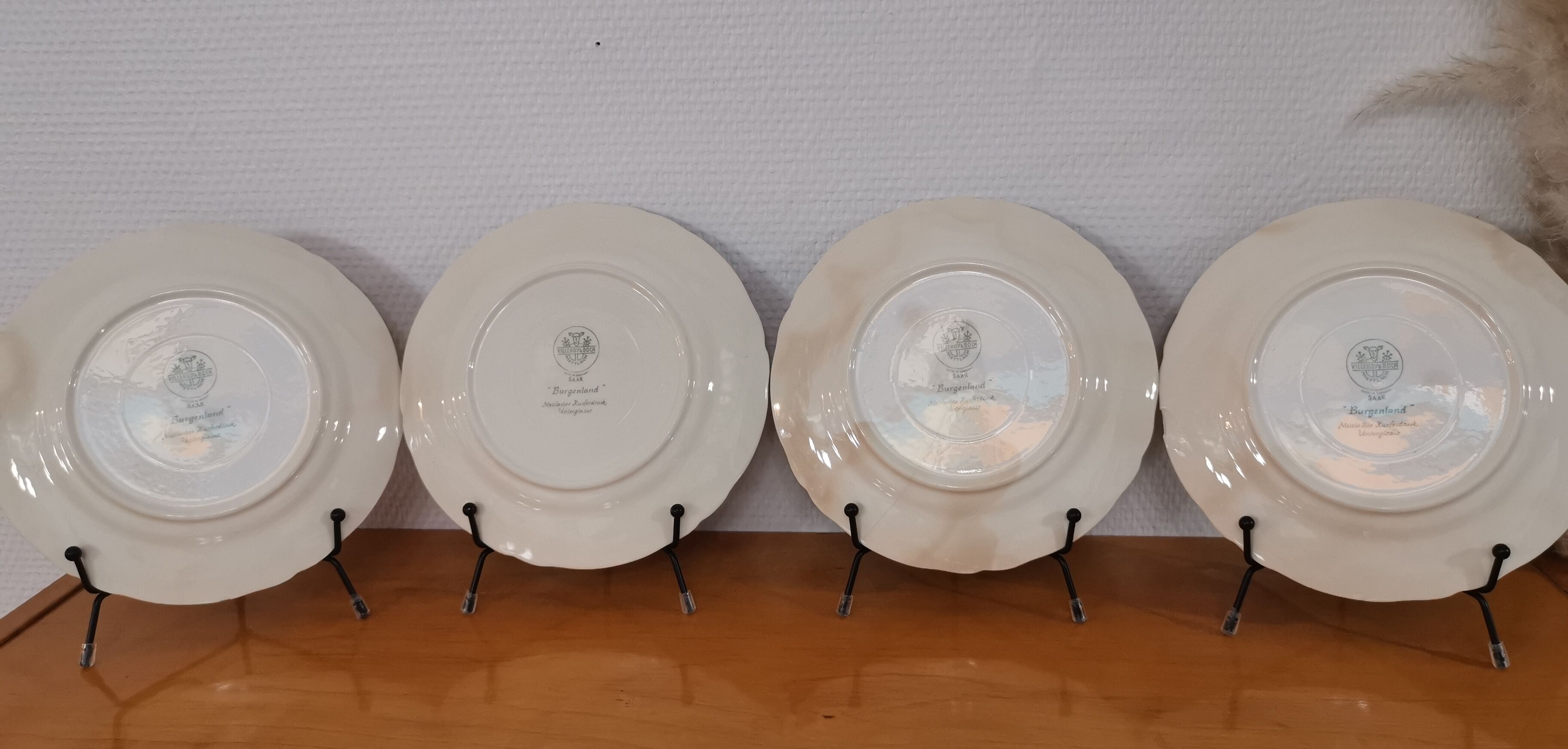 4 dessert plates Villeroy and Boch "Burgenland"