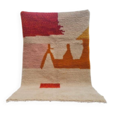 Azilal handmade handwoven rug size 150 x 250 cm