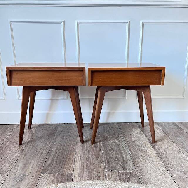 Vintage bedside tables