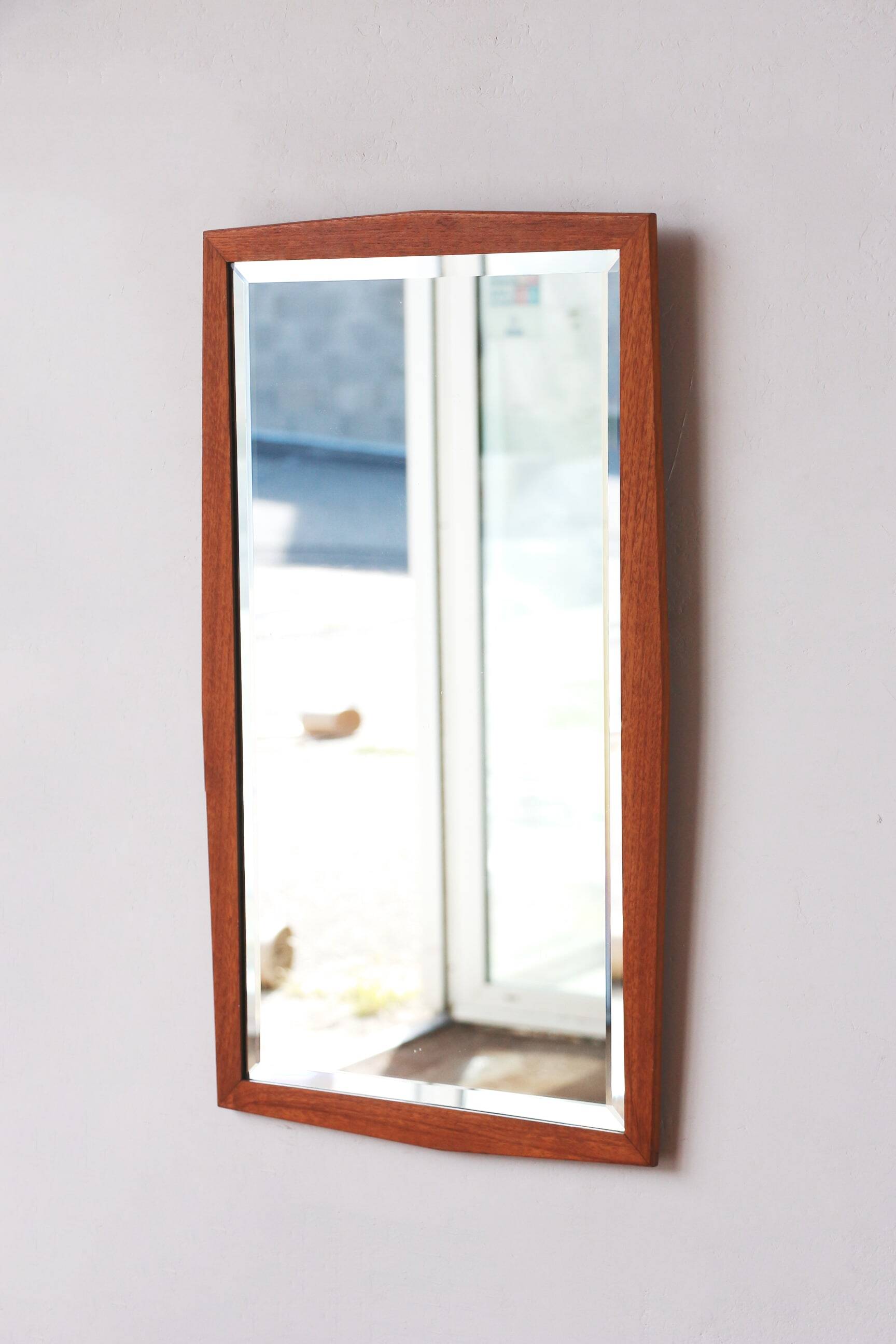 Miroir Rectangulaire Teck - Scandinave 14.09.23.07