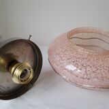 Pink Clichy glass ceiling light
