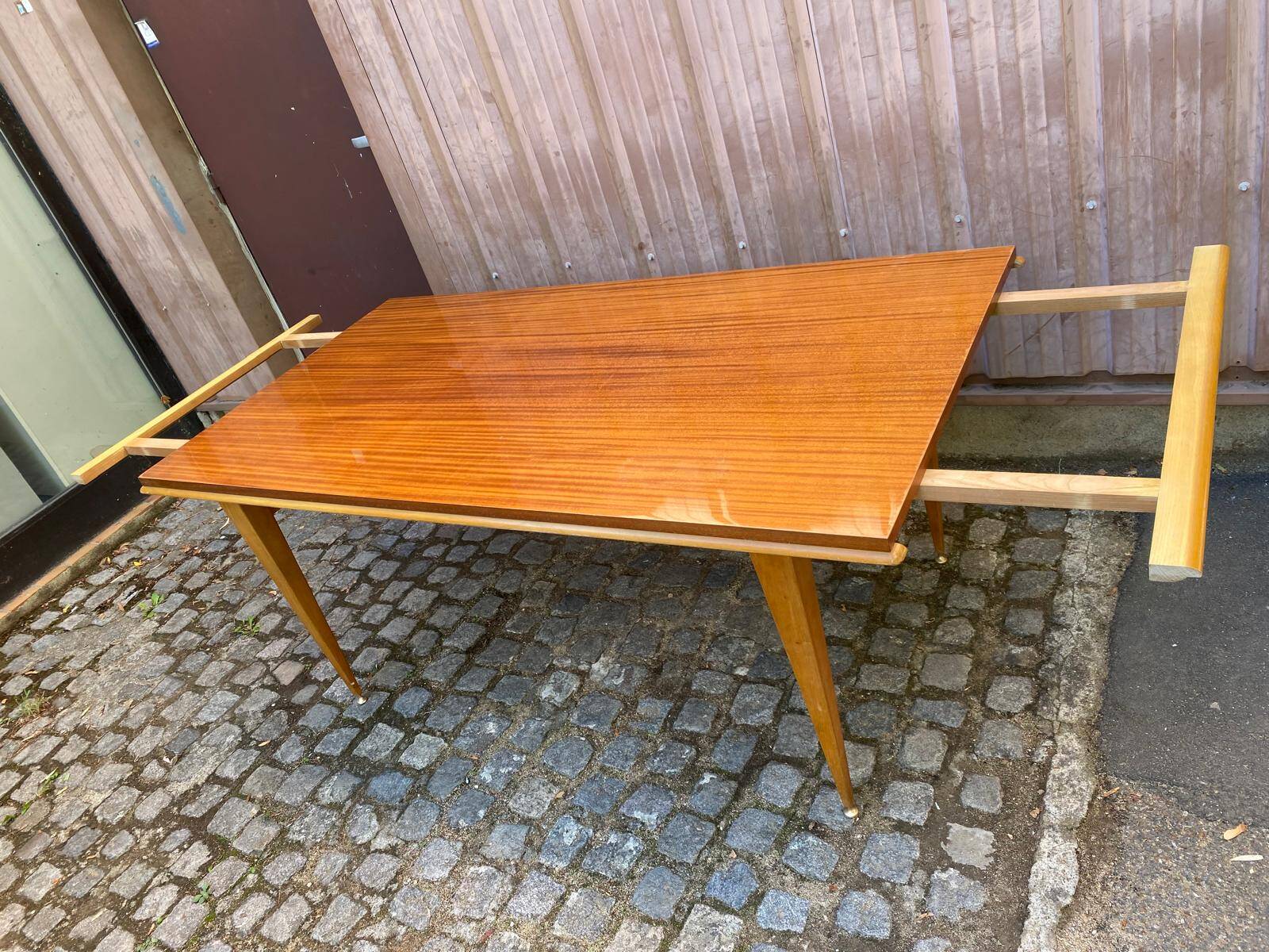 Mid-Century Modern Scandinavian extendable dining table 1960