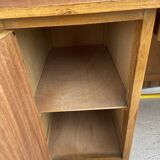 Vintage Schoolmaster's Desk Mullca Delagrave 1970 Mid-century Desk