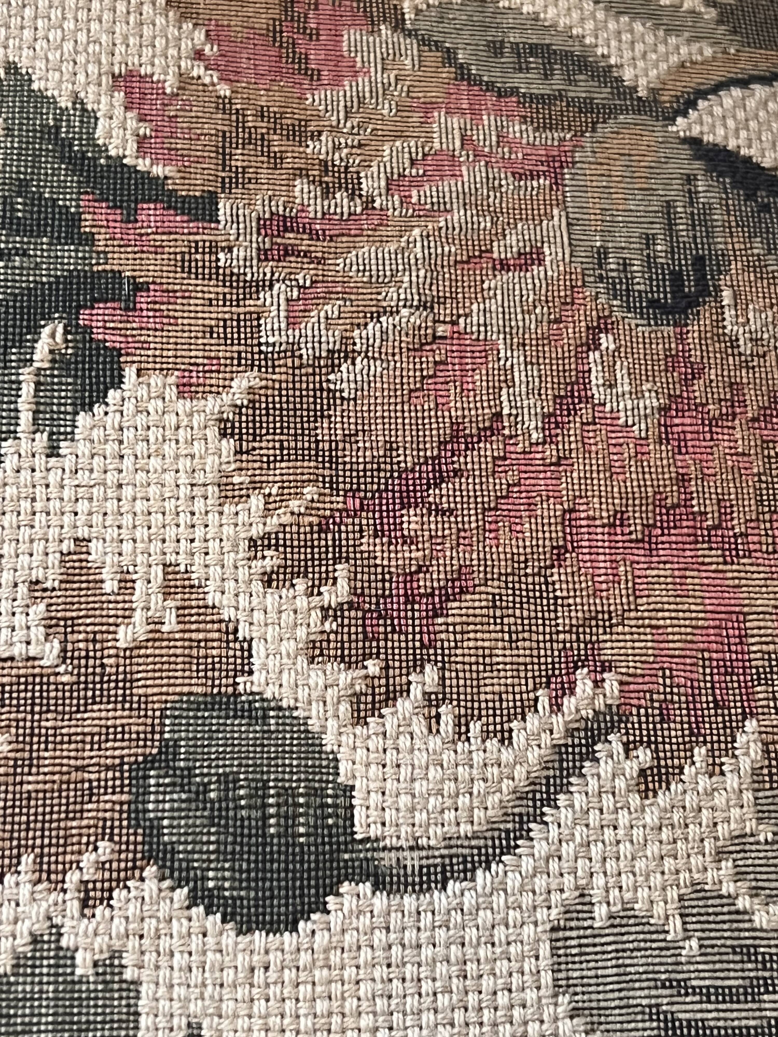 Antique armchair in Henri II style with masks