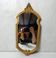 Antique Louis XV style mirror with a vintage carved gold frame.