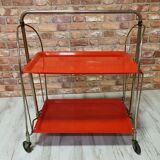 Foldable bar on wheels, Germany, 1970s Bremshey Dinett