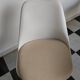 Knoll round table (marble) and 4 vintage chairs - 1970s