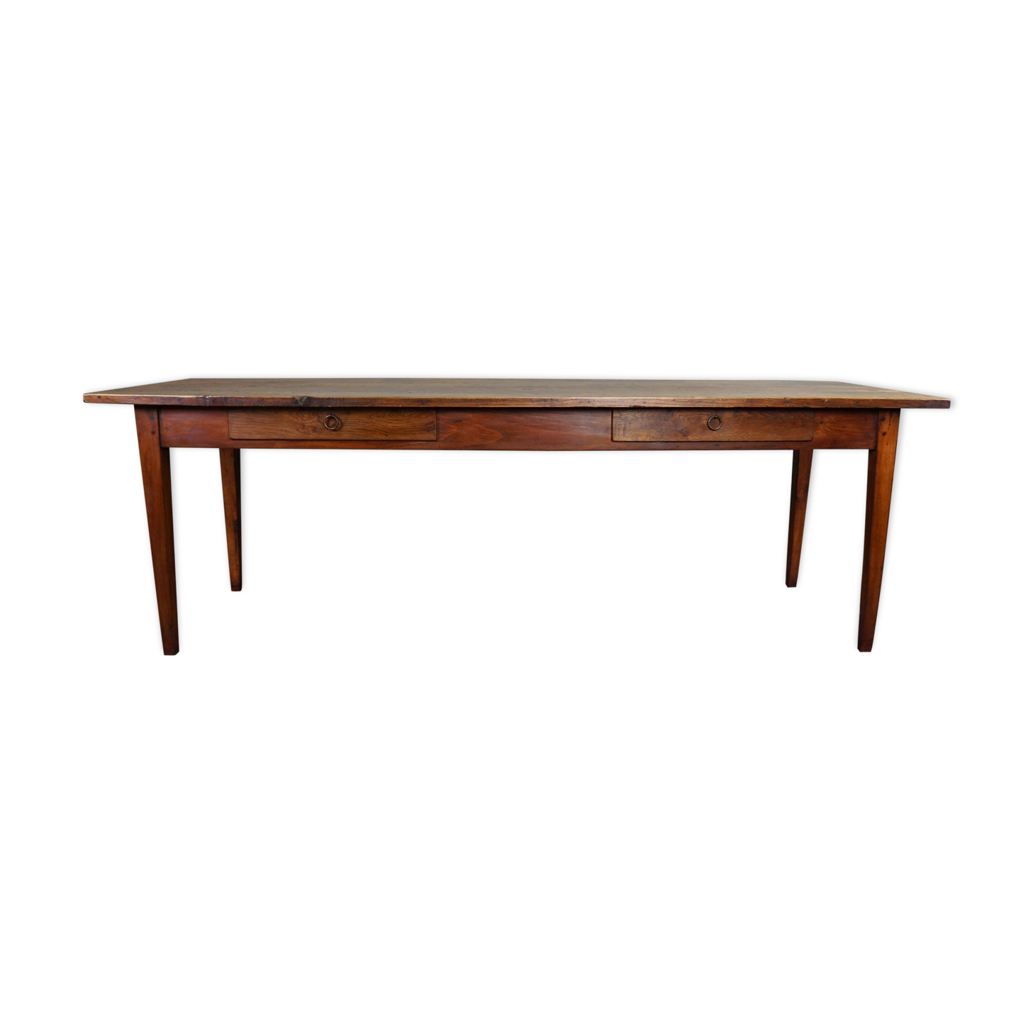 French farmhouse oak dining table circa 1880