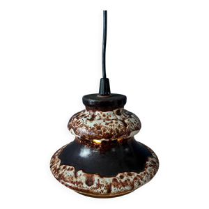 Lampe suspendue en céramique - beige