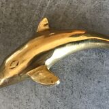 Dolphin vintage solid brass - animal collection brass 12,5 cm