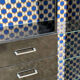 Satin black vintage wardrobe 1970