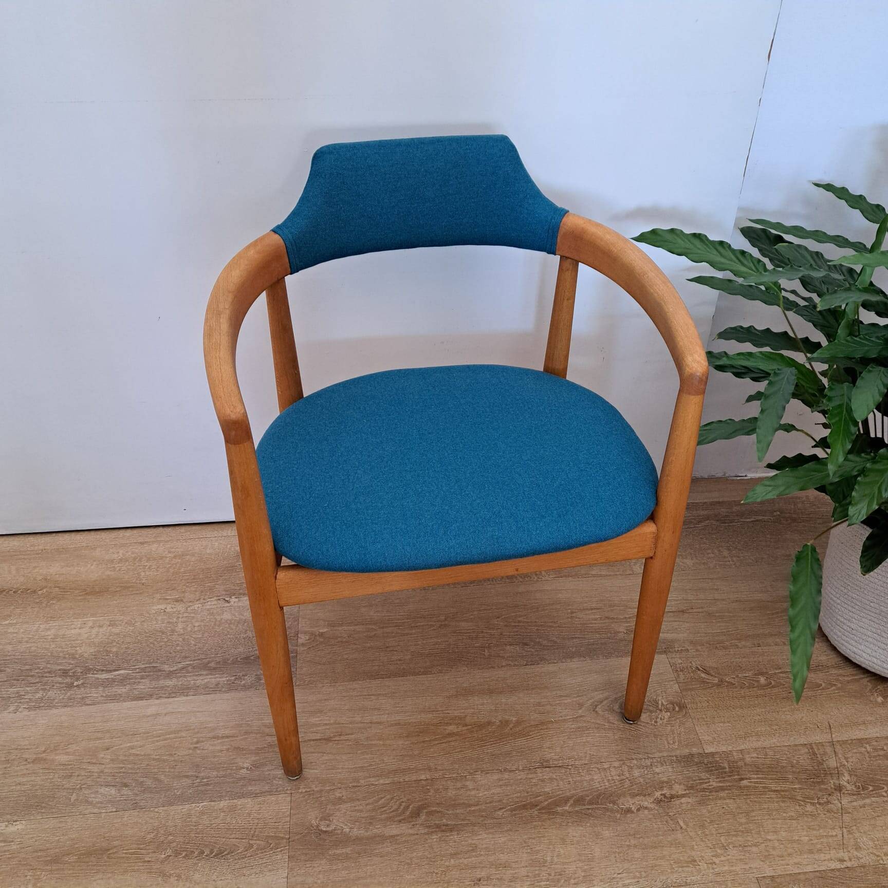 Wool armchair, Denmark 1960