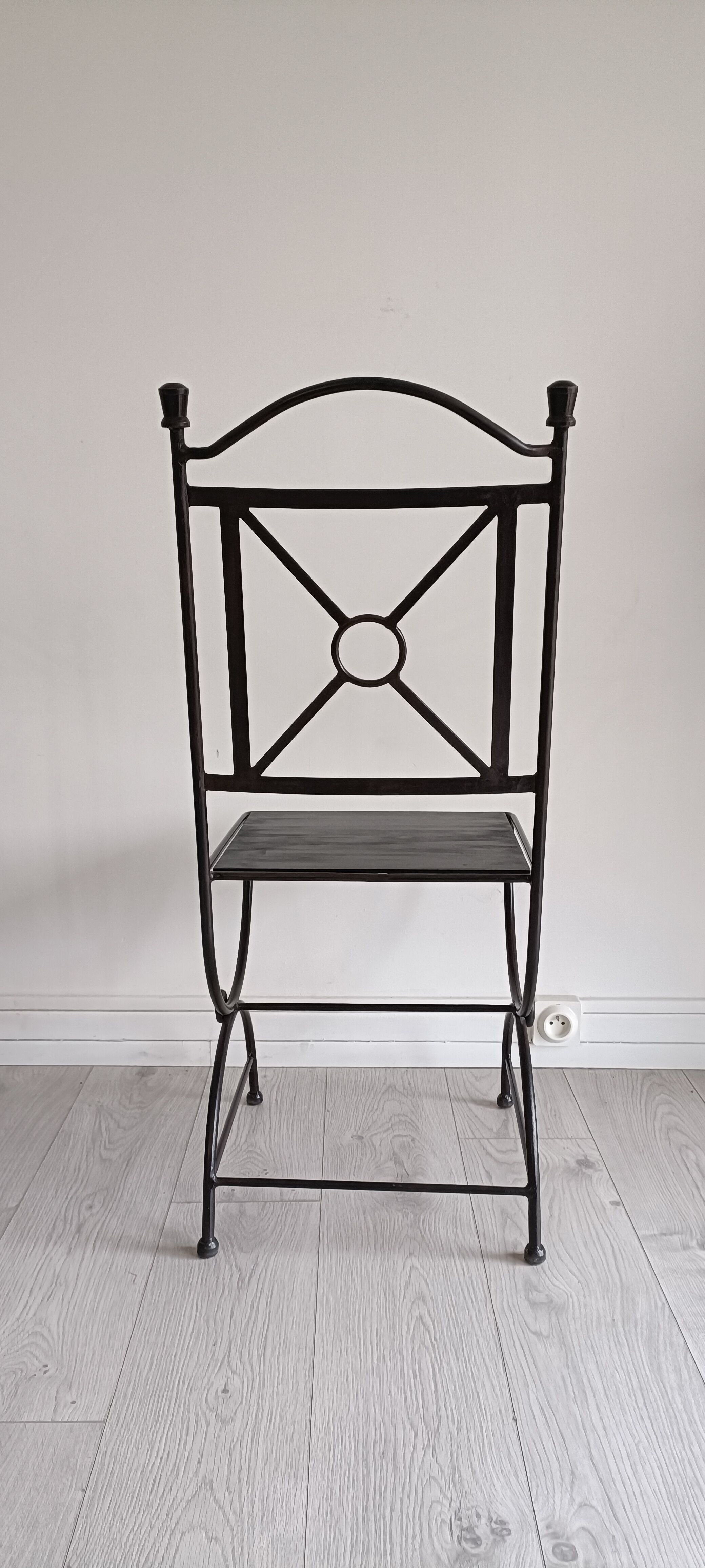 Contemporary wrought iron chairs