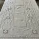 Exceptional old linen, very large embroidered tablecloth