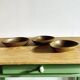 Lot de 3 coupelles en bois