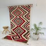Handmade moroccan berber carpet 255 x 138 cm