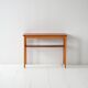 Vintage Scandinavian coffee table 1950s in beech and teak