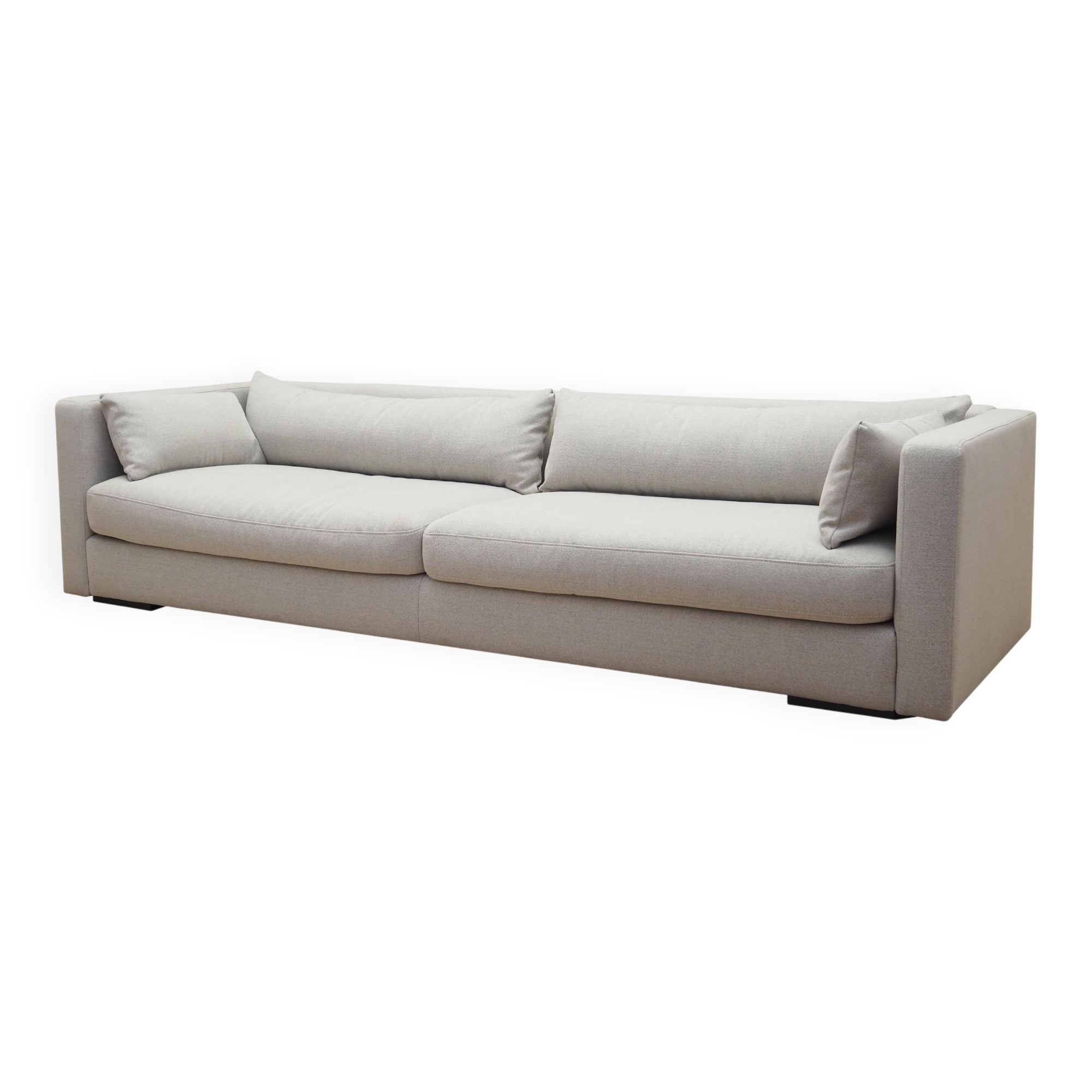 Grey sofa, Scandinavian design, 00s