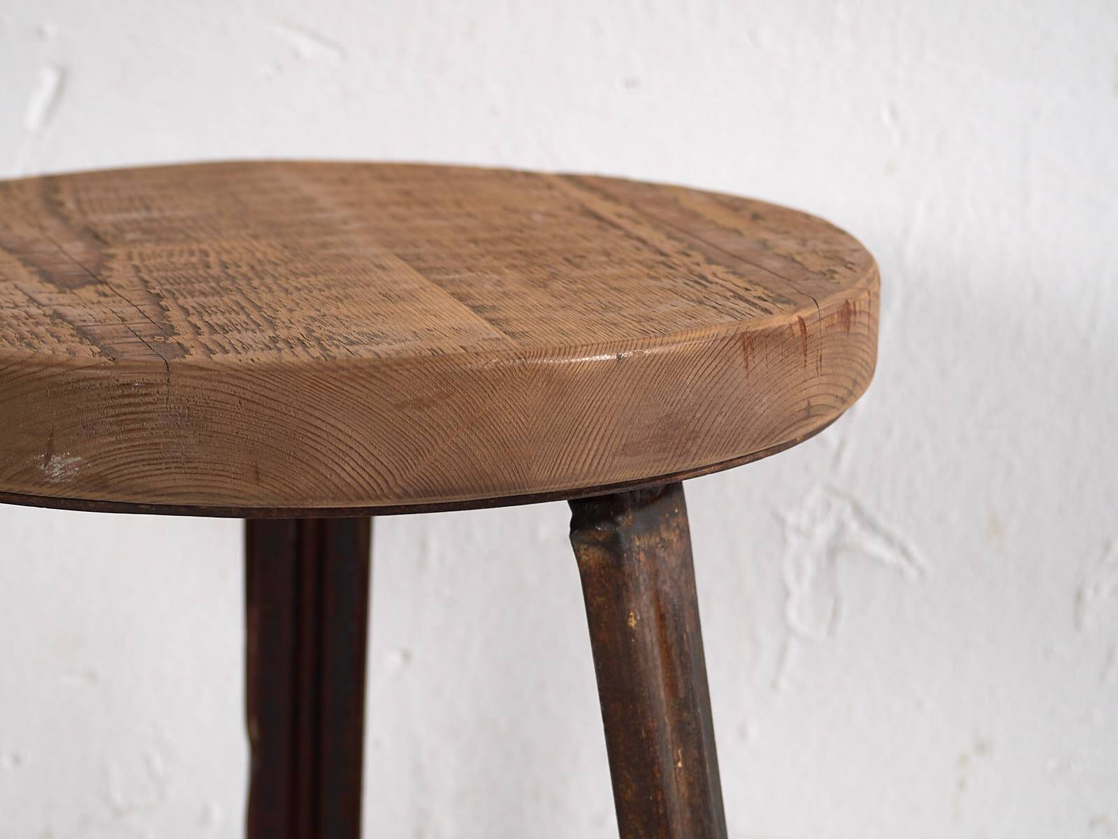 Round industrial stool (c.1950) #8