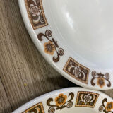 Vintage 70s patterned plates