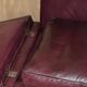 Victorian Knole canapé restored in leather with feather cushions.