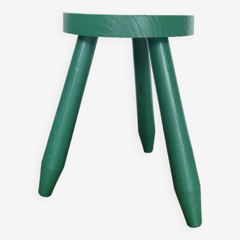 Painted tripod stool