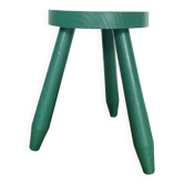Tabouret trépied peint
