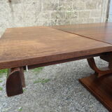 Art deco table with rosewood extensions