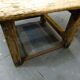Table basse en bois massif 20ème