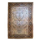 Tapis de prière antique fait main Indo-Moktasham, années 1880