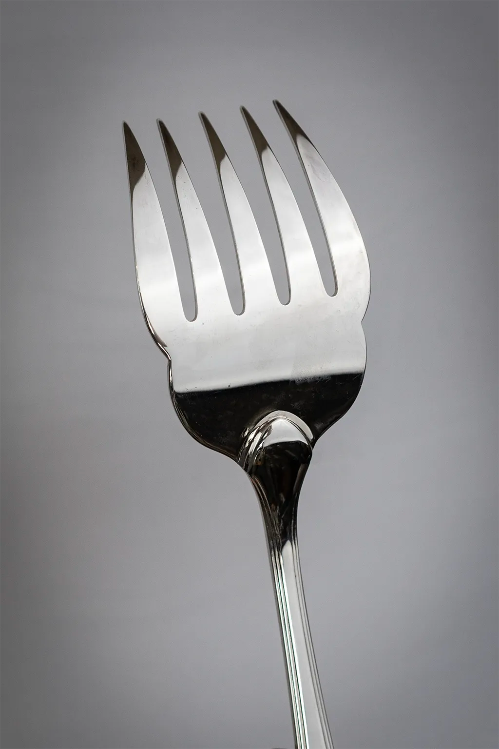 Christofle America silver-plated fish service cutlery, Luc Lanel