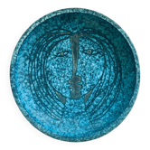 Art Ceramics Sgraffito Face Bowl by Alvino Bagni for Raymor, 1960s
