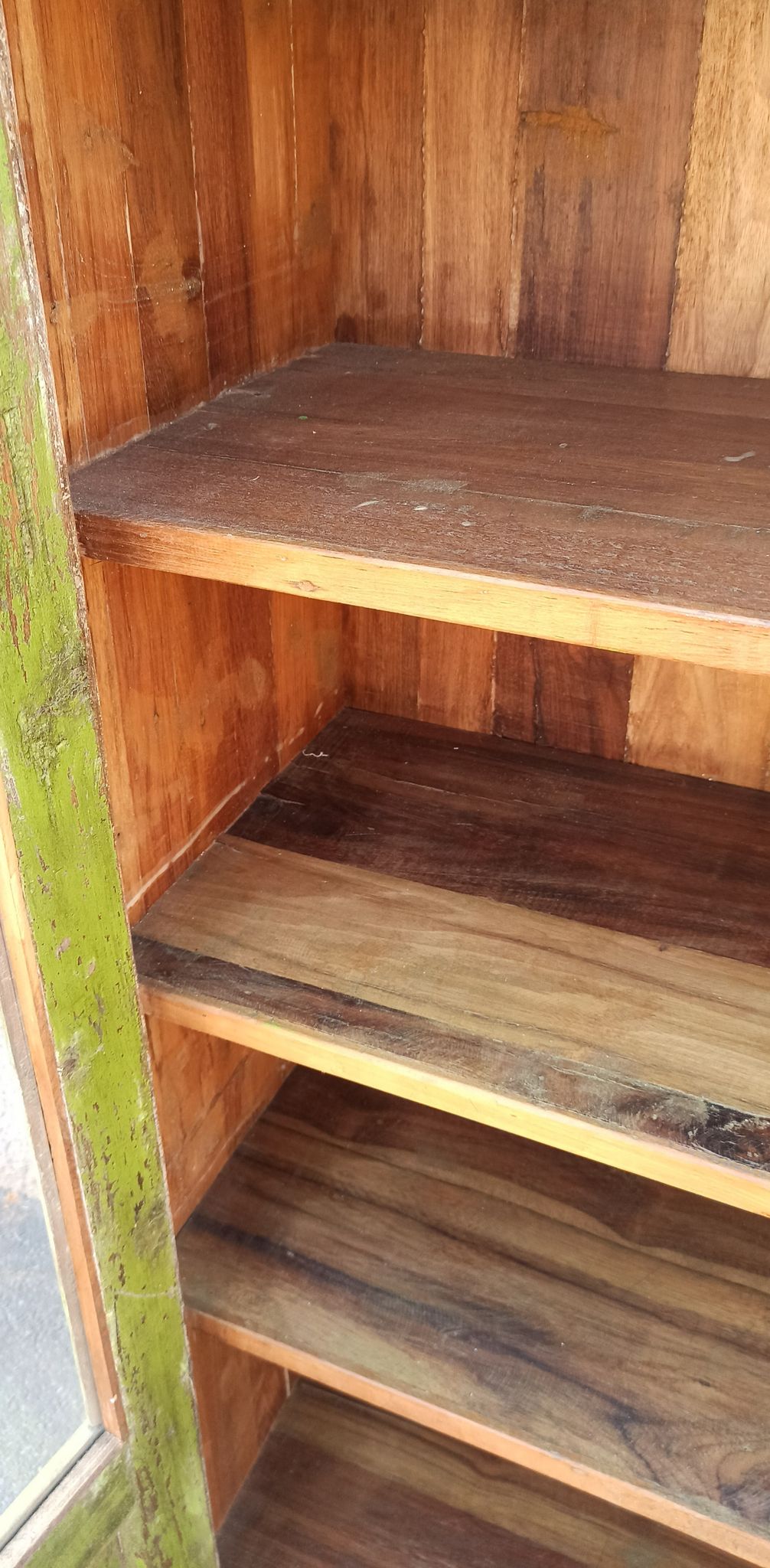 Wooden glass cabinet