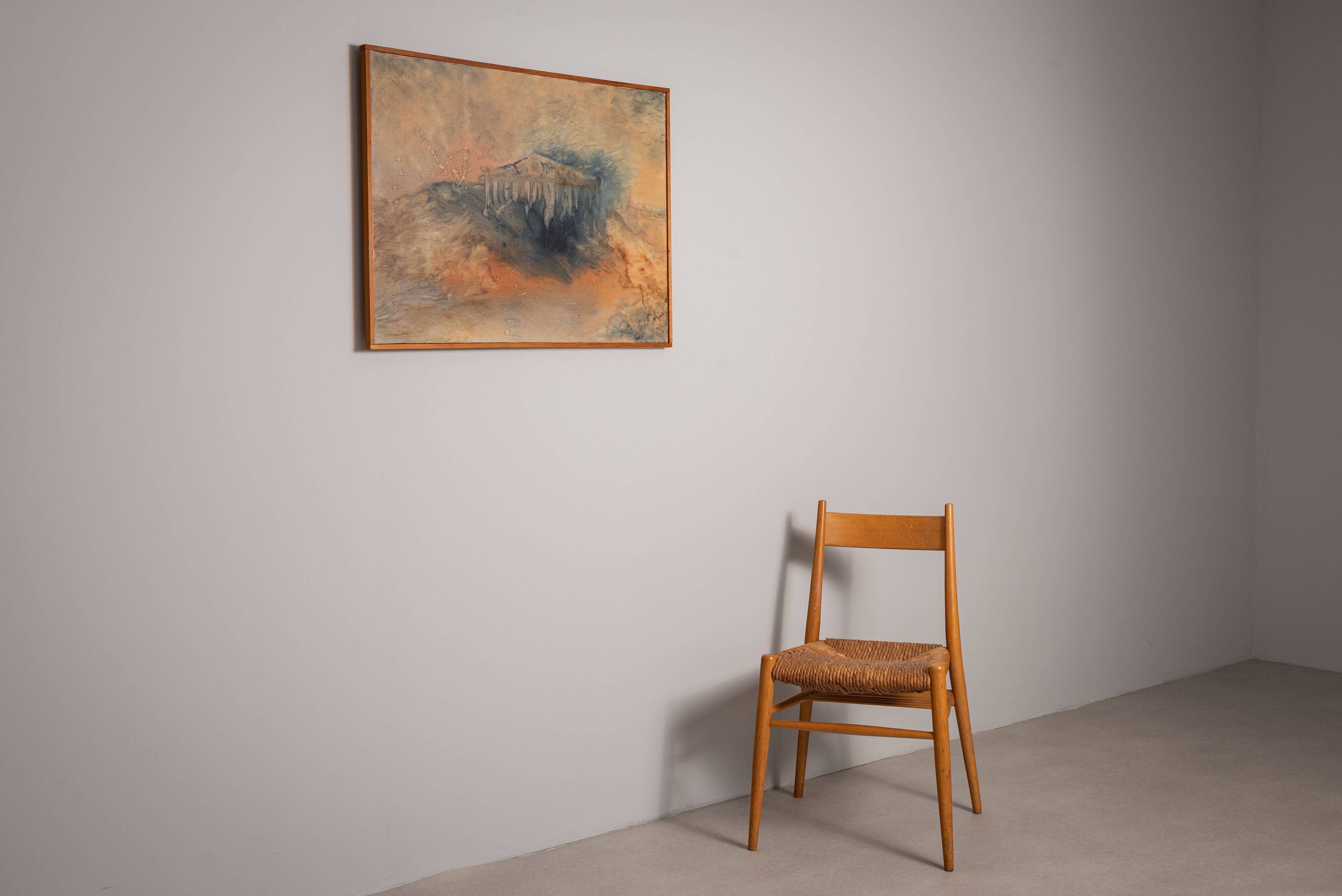 Abstract landscape painting by S. Martiny