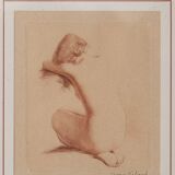 Jean Auguste Vyboud - Deux études de vie nue
